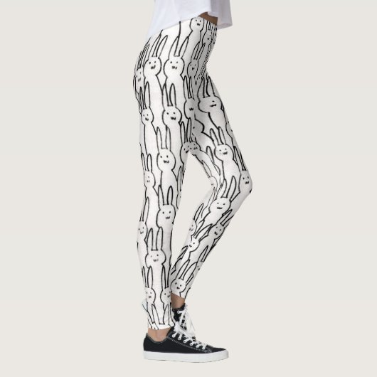 Leggings Lapins blancs mignons (Droite)