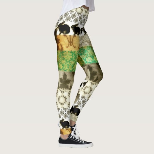 Leggings Lapins de rapiécage (Droite)