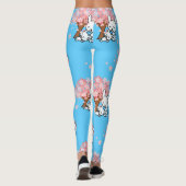 Leggings lapins floraux (Dos)