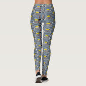 Leggings Lapis Grey Figaro Voiture Motif Figarations Leggat (Dos)