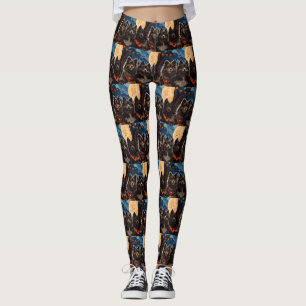 Leggings Lapphund finlandais Halloween Éffrayant