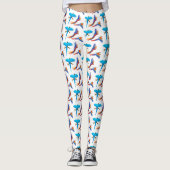 Leggings L'ara coloré Parrots des guêtres (Devant)