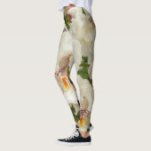 Leggings L'arbre d'haricot indien fleurit des guêtres (Gauche)