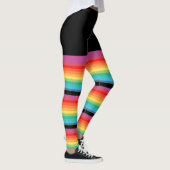 Leggings L'arc-en-ciel barre de fausses chaussettes serrées (Droite)