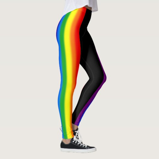 Leggings L'arc-en-ciel en pastel barre l'appui du gay pride (Droite)