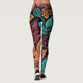 Leggings Large Whimsical Leaves (Dos)
