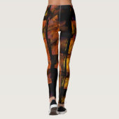 Leggings L'art Abstrait au mur (Dos)