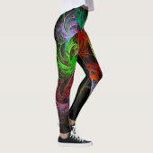 Leggings L'art Abstrait du Carnaval (Droite)