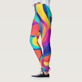 Leggings L'art Abstrait en effervescence (Gauche)