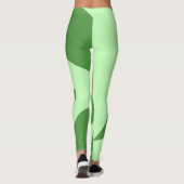 Leggings L'art abstrait feuille (Dos)