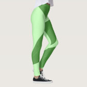 Leggings L'art abstrait feuille (Droite)