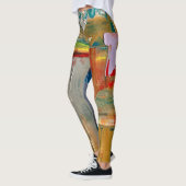 Leggings L'art Abstrait sur les pantalons d'usure actifs ! (Gauche)