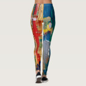 Leggings L'art Abstrait sur les pantalons d'usure actifs ! (Dos)