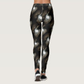 Leggings L'art céleste de la lune d'hiver (Dos)