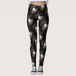 Leggings L'art céleste de la lune d'hiver
