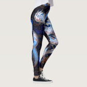 Leggings L'art céleste d'imaginaire de dragon chinois le (Droite)