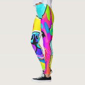 Leggings L'art chiot franco-bulgare (Gauche)