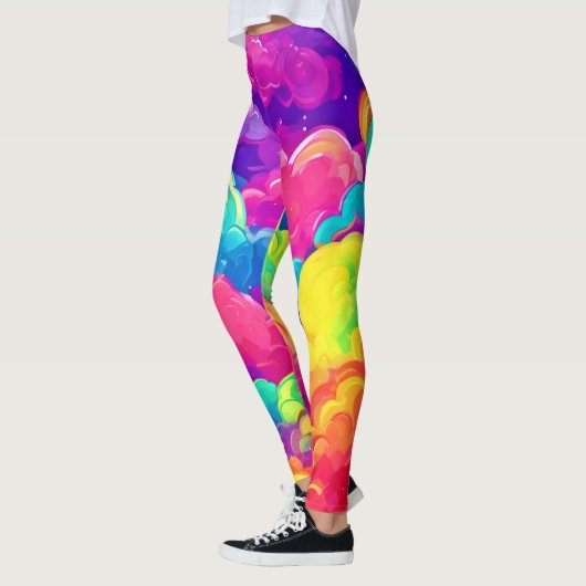 Leggings L'Art Cloudscape coloré (Gauche)