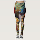 Leggings L'art de la nature par Ernst Haeckel (Devant)