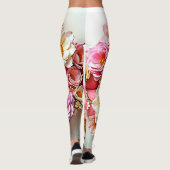 Leggings L'art des lèvres florales (Dos)