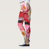 Leggings L'art des lèvres florales (Gauche)