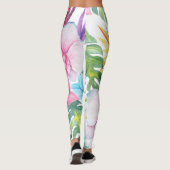 Leggings L'art des oiseaux tropicaux (Dos)