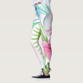 Leggings L'art des oiseaux tropicaux (Gauche)