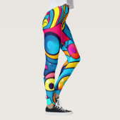 Leggings L'art du carnaval cosmique (Droite)