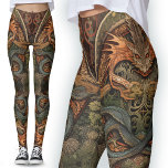 Leggings L'art du tatouage au dragon chinois<br><div class="desc">Ces Leggings chinois de dragon donnent l'illusion d'un tatouage de jambe,  garanti pour attirer l'attention partout où vous allez.</div>