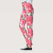 Leggings L'art floral des roses roses roses (Gauche)