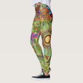 Leggings L'art naturel Abstrait (Gauche)
