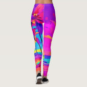 Leggings L'art tropical vibrant (Dos)