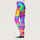 Leggings L'art tropical vibrant (Gauche)