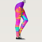 Leggings L'art tropical vibrant (Droite)