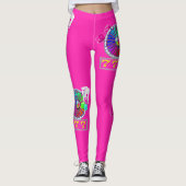 Leggings Las Vegas Casino Cartes Chips Dice 7's And Wheel (Devant)