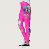 Leggings Las Vegas Casino Cartes Chips Dice 7's And Wheel (Gauche)