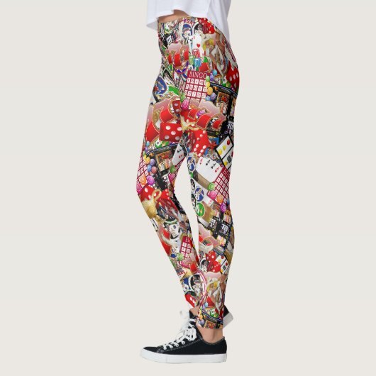 Leggings Las Vegas Icons ~ Gamblers Delight (Gauche)