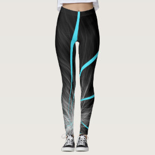 Leggings L'atmosphère noire et bleue