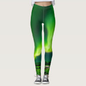 Leggings L'aurore verte acide Borealis (Devant)