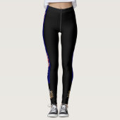 Leggings L'Australie barre le drapeau (Devant)
