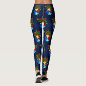 Leggings L'autisme de Noël (Dos)