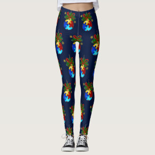 Leggings L'autisme de Noël