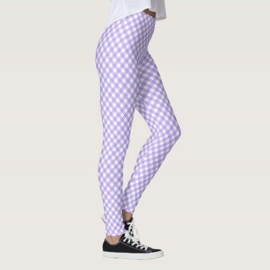 Leggings Lavande diagonale et tableau blanc (Droite)