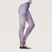 Leggings Lavande et Purple Jambes florales Abstraites (Droite)