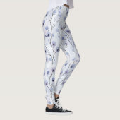 Leggings Lavande Purple Fleurs Chic (Droite)
