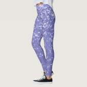 Leggings Lavande violet pétille parties scintillant bling (Gauche)