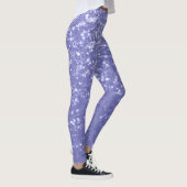 Leggings Lavande violet pétille parties scintillant bling (Droite)