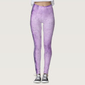 Leggings Lavande violette Faded Glory Striens femmes (Devant)