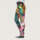 Leggings Lave Abstraite (Gauche)