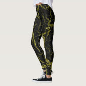 Leggings Lave de l'espace fissuré - Or de la Parties scinti (Gauche)